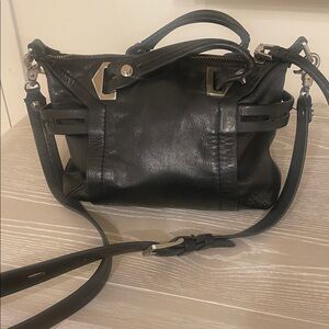 Black Leather Handbag